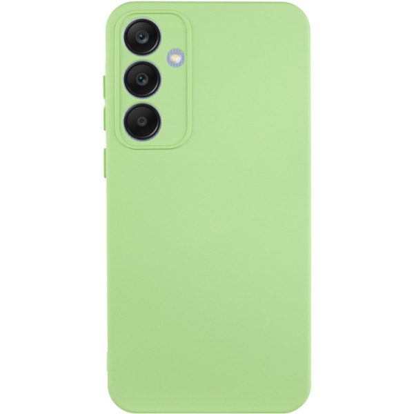 Чохол для Samsung Galaxy A35 Зелений Silicone Cover Lakshmi Full Camera (A)