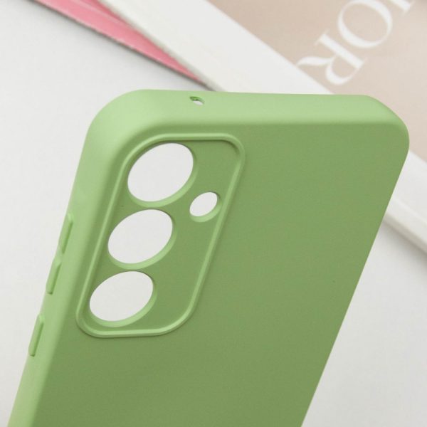 Чохол для Samsung Galaxy A35 Зелений Silicone Cover Lakshmi Full Camera (A) - Зображення 5