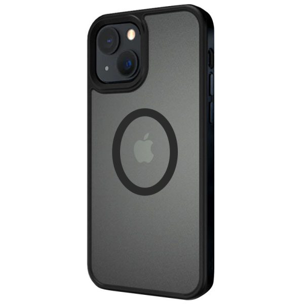 Чохол для iPhone 13 Чорний Metal Buttons with MagSafe - Зображення 2