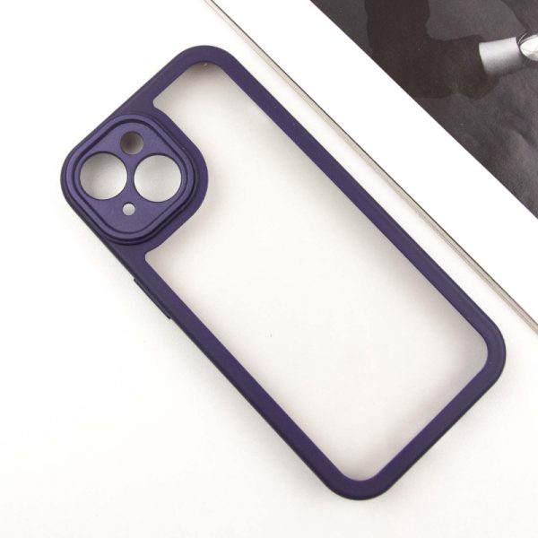 Чохол для iPhone 15 Фіолетовий Transparent + Colour 1,5mm - Зображення 2