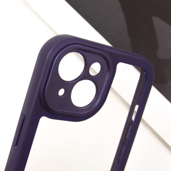 Чохол для iPhone 15 Фіолетовий Transparent + Colour 1,5mm - Зображення 3