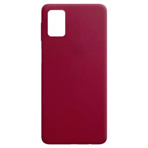 Силіконовий чохол для Samsung Galaxy M31s Бордовий Candy