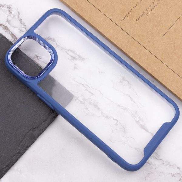 Чохол для iPhone 13 Синій TPU+PC Lyon Case - Зображення 5