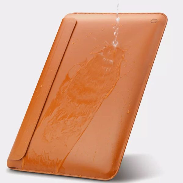 Чохол для ноутбука 13.3" з шутчної шкіри WIWU SKIN PRO Portable Stand Sleeve Коричневий - Зображення 4