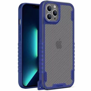 Чохол для iPhone 12 Pro Max Синій TPU+PC TRAVEL Carbon