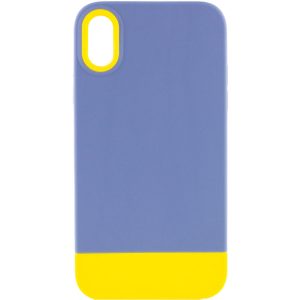 Чохол для iPhone X / XS Синій TPU+PC Bichromatic