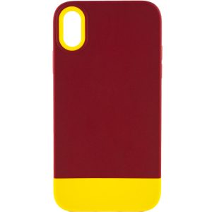 Чохол для iPhone X / XS Коричневий TPU+PC Bichromatic