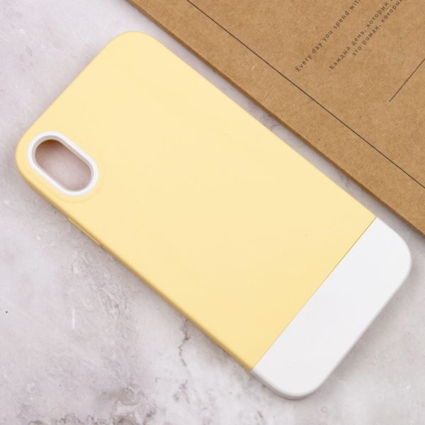 Чохол для iPhone X / XS Бежевий TPU+PC Bichromatic - Зображення 3