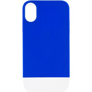 Чохол для iPhone X / XS Синій TPU+PC Bichromatic