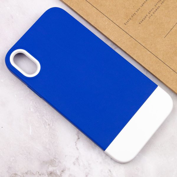 Чохол для iPhone X / XS Синій TPU+PC Bichromatic - Зображення 4