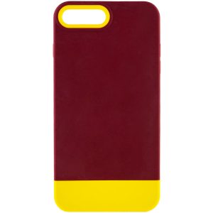 Чохол для iPhone 7 plus / 8 plus Коричневий TPU+PC Bichromatic