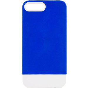 Чохол для iPhone 7 plus / 8 plus Синій TPU+PC Bichromatic