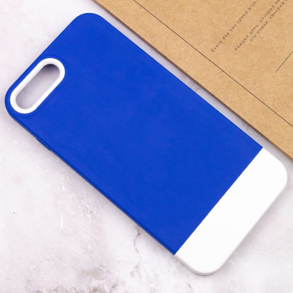 Чохол для iPhone 7 plus / 8 plus Синій TPU+PC Bichromatic - Зображення 4
