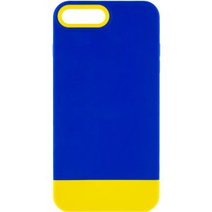 Чохол для iPhone 7 plus / 8 plus Синій TPU+PC Bichromatic