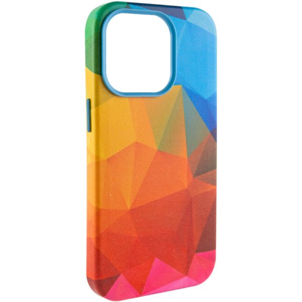 Шкіряний чохол для Apple iPhone 13 Pro Червоний Colour Splash with MagSafe - Зображення 2