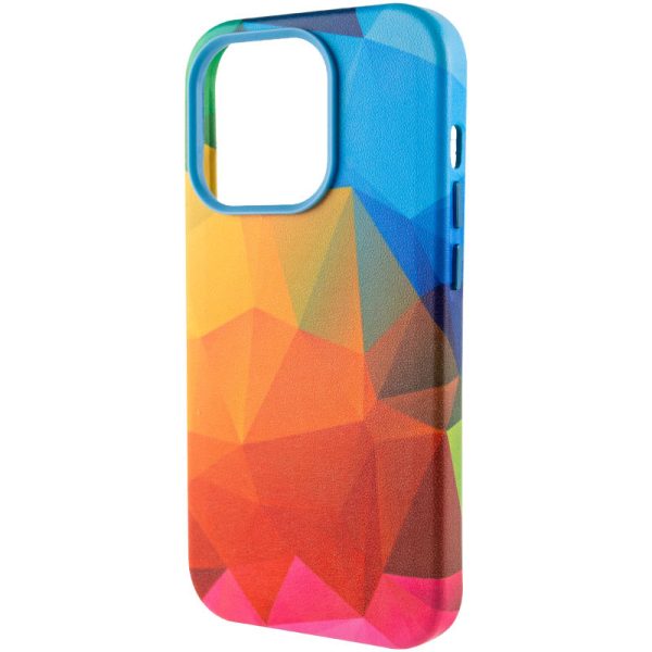 Шкіряний чохол для Apple iPhone 13 Pro Червоний Colour Splash with MagSafe - Зображення 3