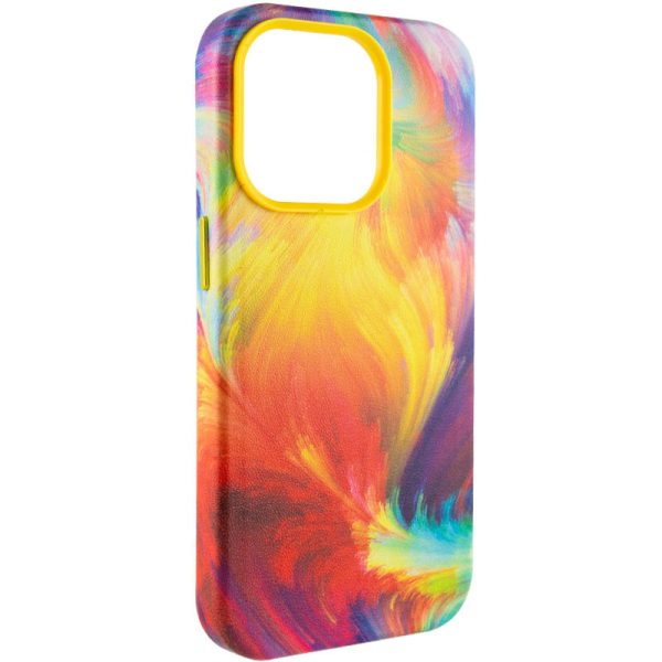 Шкіряний чохол для Apple iPhone 13 Pro Жовтий Colour Splash with MagSafe - Зображення 2