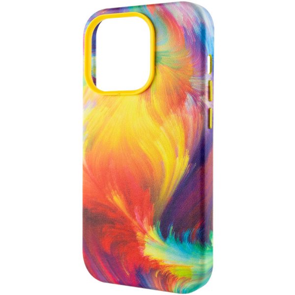 Шкіряний чохол для Apple iPhone 13 Pro Жовтий Colour Splash with MagSafe - Зображення 3