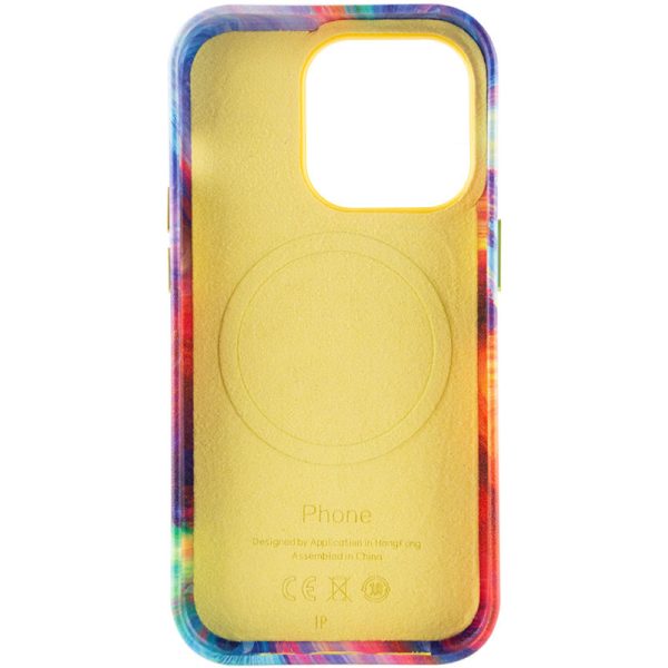 Шкіряний чохол для Apple iPhone 13 Pro Жовтий Colour Splash with MagSafe - Зображення 4