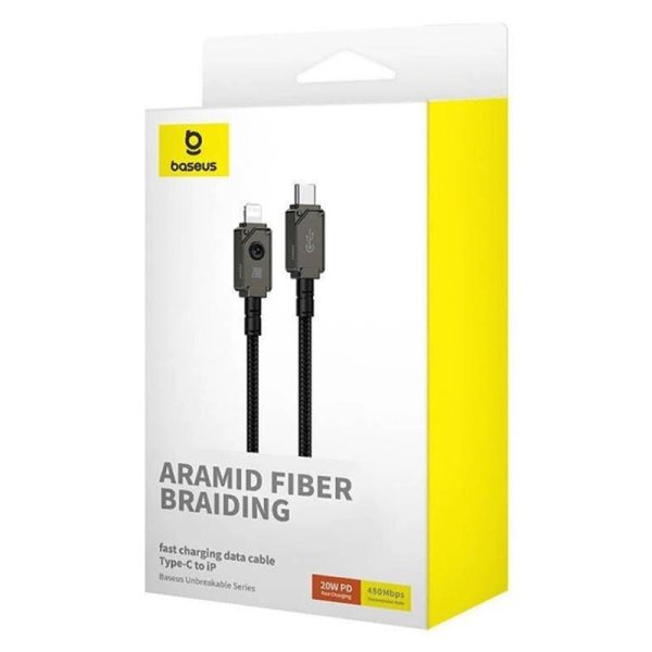 Дата кабель Baseus Unbreakable Series Fast Charging Type-C to Lightning 20W 1m (P10355803111-0) - Зображення 6