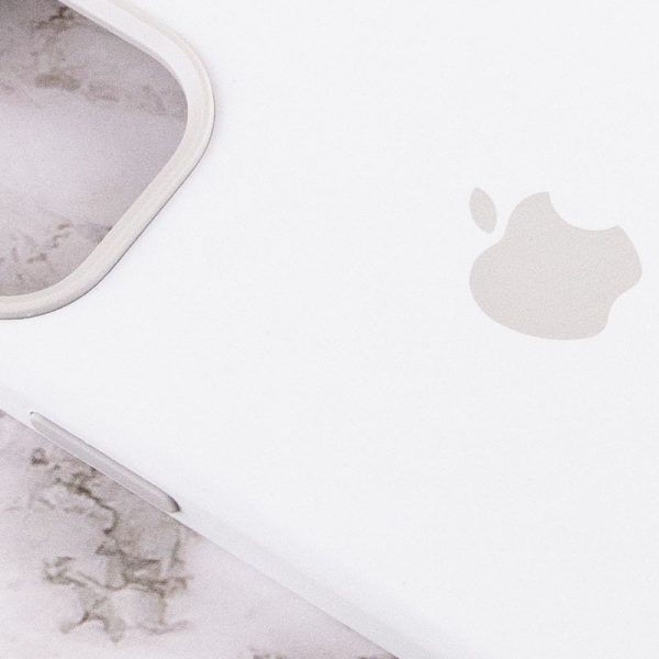 Чохол для iPhone 12 Pro Max Білий Silicone case full with Magsafe and Animation - Зображення 6