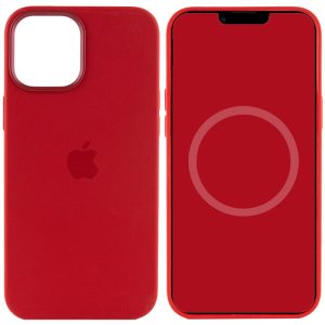 Чохол для iPhone 12 Pro Max Червоний Silicone case full with Magsafe and Animation