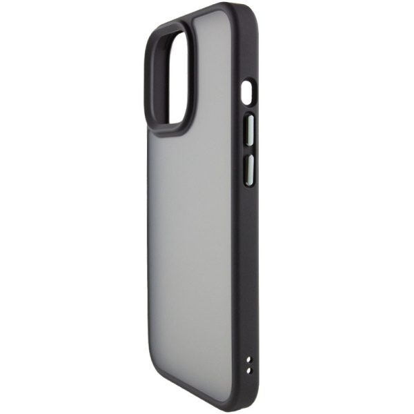 Чохол для iPhone 14 Pro Max Чорний Metal Buttons - Зображення 4
