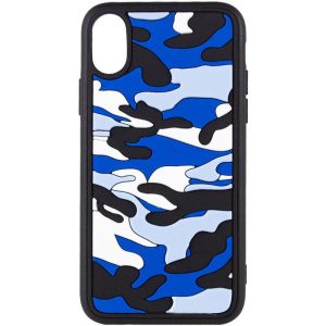 Чохол для iPhone XS Max Синій TPU+PC Army Collection