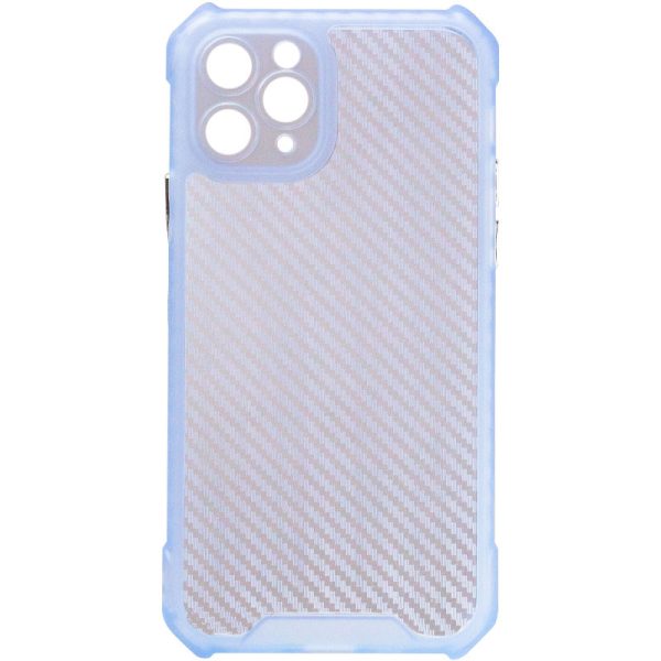 Чохол для iPhone 11 Pro Синій TPU Ease Carbon color series - Зображення 2