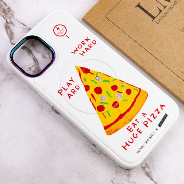 Чохол для iPhone 12 Pro Max Pizza Funny pictures with MagSafe - Зображення 4