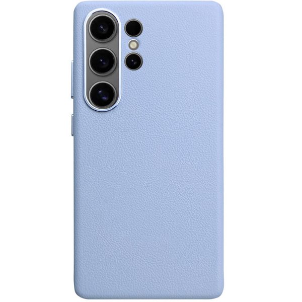 Шкіряний чохол для Samsung Galaxy S25 Ultra Фіолетовий Leather Case