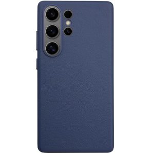 Шкіряний чохол для Samsung Galaxy S25 Ultra Синій Leather Case