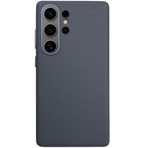 Шкіряний чохол для Samsung Galaxy S25 Ultra Синій Leather Case
