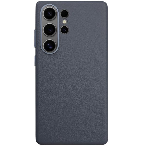Шкіряний чохол для Samsung Galaxy S25 Ultra Синій Leather Case