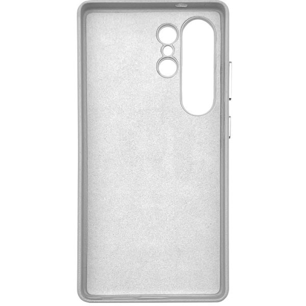 Шкіряний чохол для Samsung Galaxy S25 Ultra Сірий Leather Case - Зображення 2