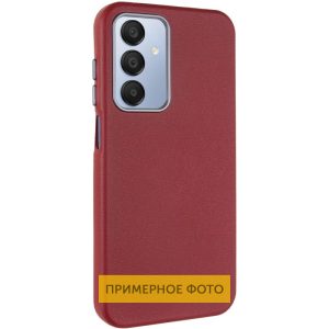 Шкіряний чохол для Samsung Galaxy A06 Червоний Leather Case Metal Buttons
