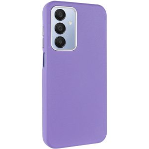 Шкіряний чохол для Samsung Galaxy A15 4G/5G / M15 5G Фіолетовий Leather Case Metal Buttons