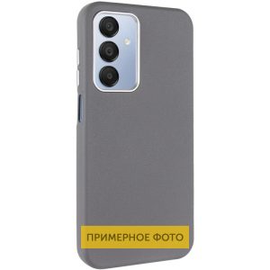Шкіряний чохол для Samsung Galaxy S25 Ultra Сірий Leather Case Metal Buttons