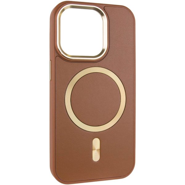 Шкіряний чохол для Apple iPhone 11 Коричневий SnapCase with MagSafe