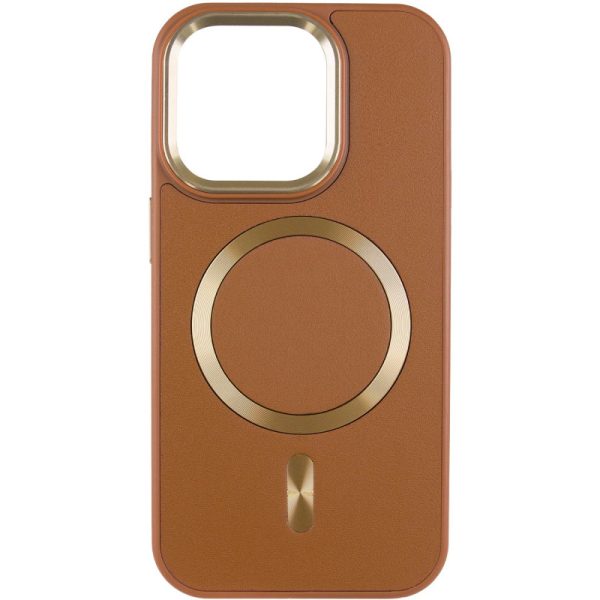 Шкіряний чохол для Apple iPhone 11 Коричневий SnapCase with MagSafe - Зображення 2