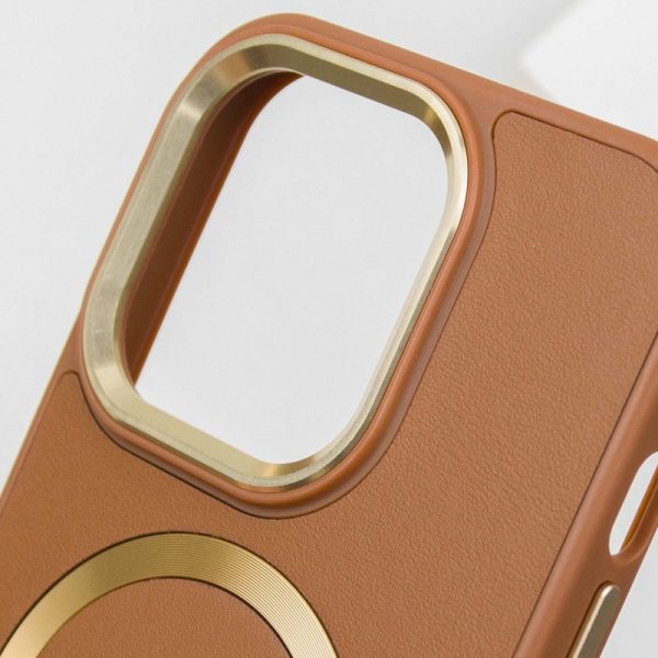 Шкіряний чохол для Apple iPhone 11 Коричневий SnapCase with MagSafe - Зображення 7