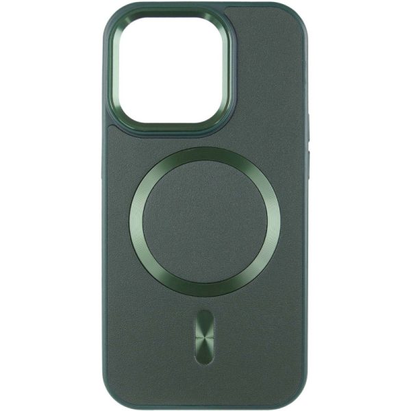 Шкіряний чохол для Apple iPhone 11 Зелений SnapCase with MagSafe - Зображення 2