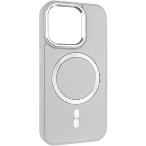 Шкіряний чохол для Apple iPhone 11 Сірий SnapCase with MagSafe