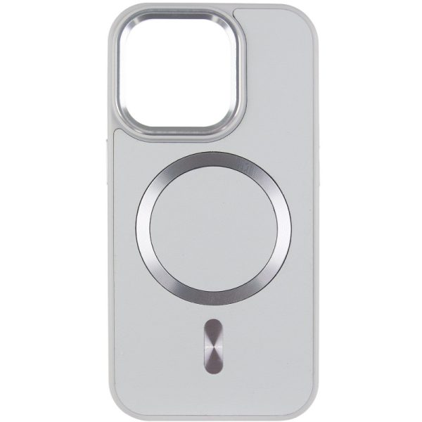 Шкіряний чохол для Apple iPhone 11 Сірий SnapCase with MagSafe - Зображення 2