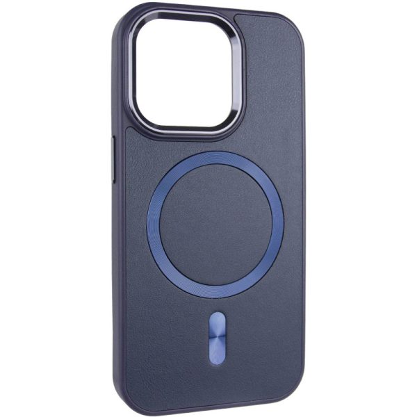 Шкіряний чохол для Apple iPhone 11 Pro Синій SnapCase with MagSafe