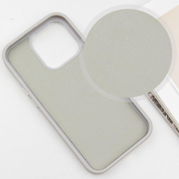 Шкіряний чохол для Apple iPhone 12 Pro Max Сірий SnapCase with MagSafe - Зображення 4