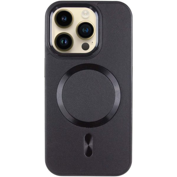 Шкіряний чохол для Apple iPhone 14 Pro Max Чорний SnapCase with MagSafe - Зображення 2