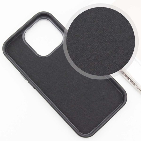 Шкіряний чохол для Apple iPhone 14 Pro Max Чорний SnapCase with MagSafe - Зображення 4