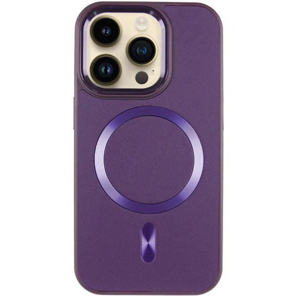 Шкіряний чохол для Apple iPhone 14 Pro Max Фіолетовий SnapCase with MagSafe - Зображення 2