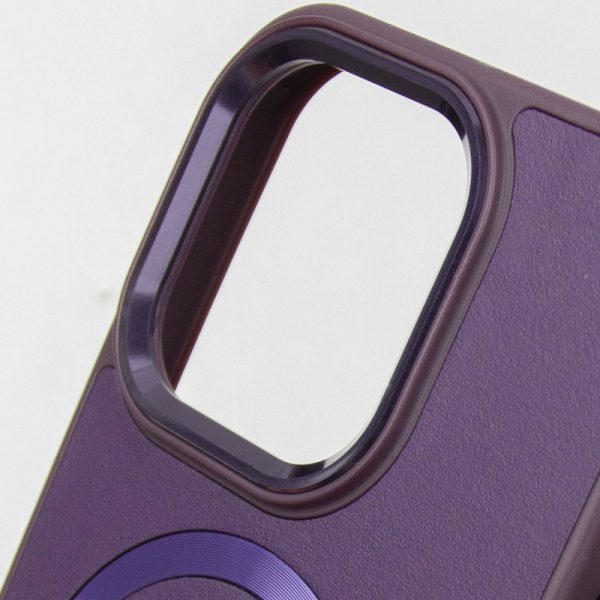Шкіряний чохол для Apple iPhone 14 Pro Max Фіолетовий SnapCase with MagSafe - Зображення 6